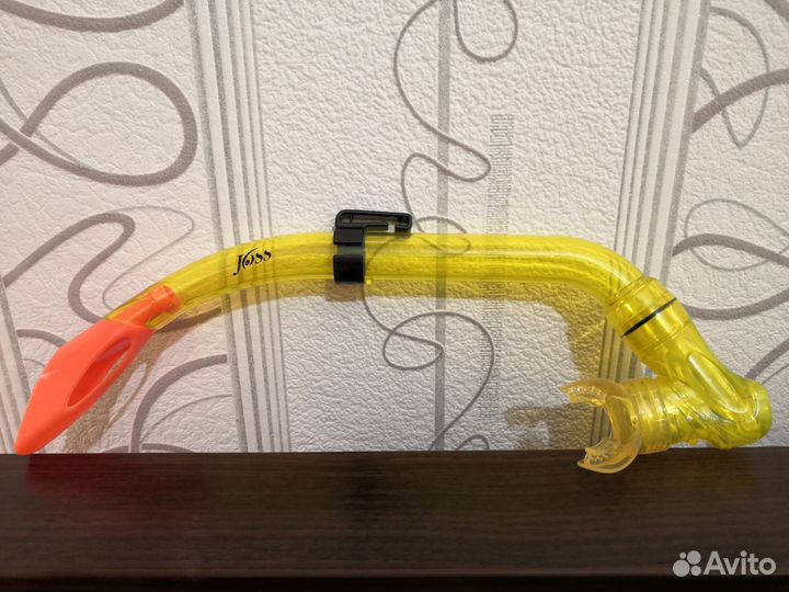 Трубка для плавания с волноотбойником Joss новая