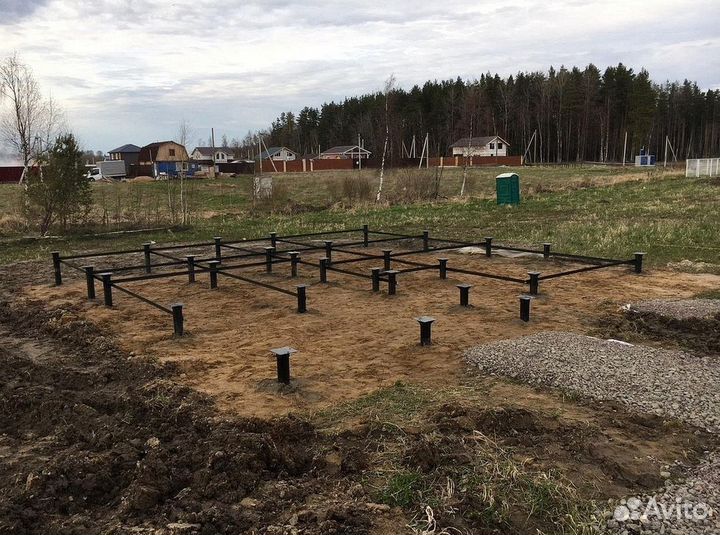 Винтовые сваи для фундамента