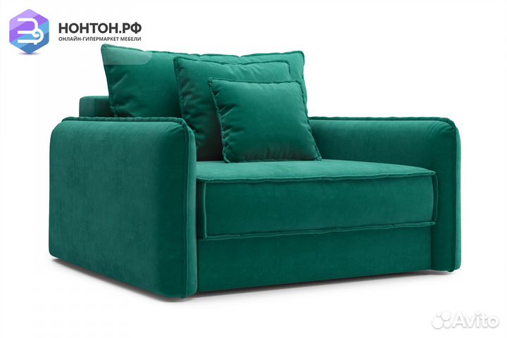 Кресло тик-так Антей изумрудное