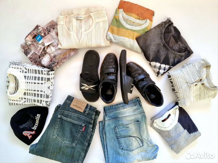 Мужские вещи пакетом 46 48 + подарок обувь