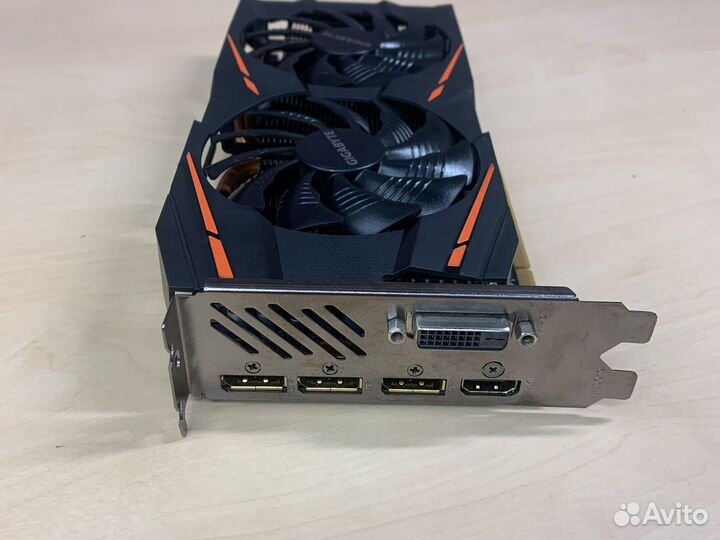 Видеокарта gigabyte RX 580 gaming-8GD-MI