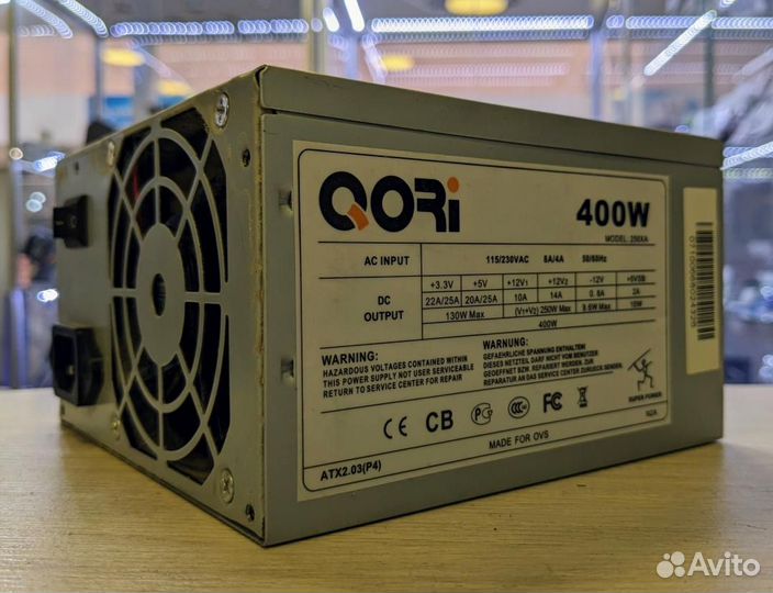 Блок питания qori, 400W