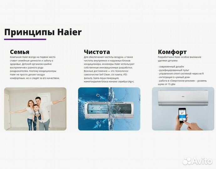 Сплит система Haer (70 квадратов)