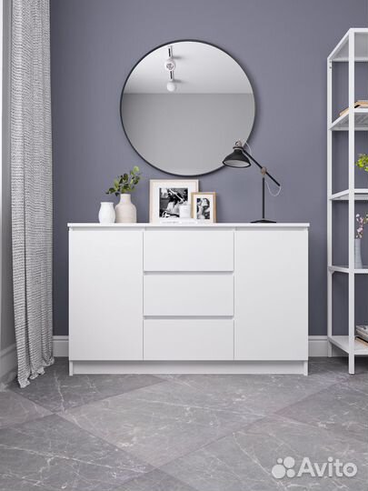 Комод белый большой
