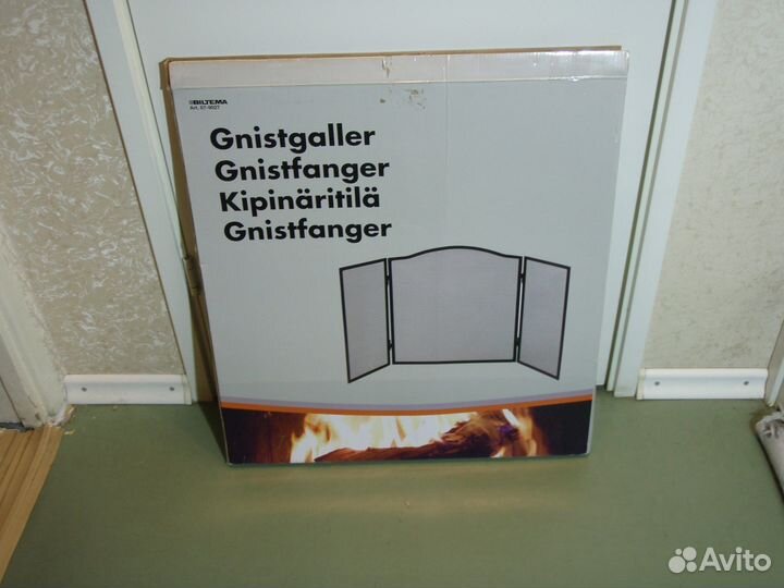 Защитный экран для камина. 