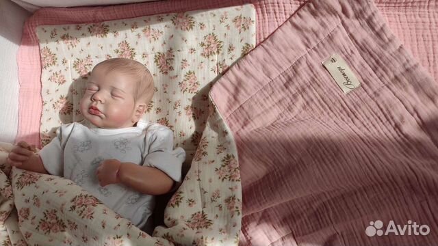 Муслиновое постельное белье натяжная простыня плед