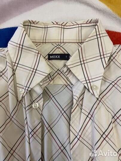 Мужская рубашка в клетку mexx