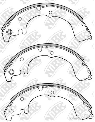 Колод. торм. бар. NiBK FN2313 FN2313 NiBK