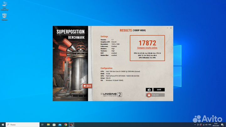 I5 - 13400f RTX 3070