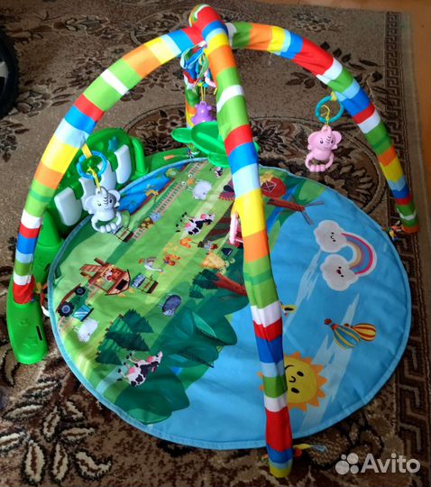 Игровой коврик с пианино