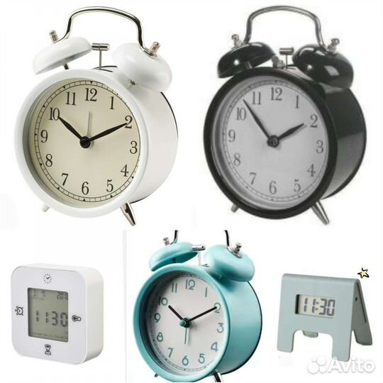 Новые часы, будильники, термометры Икеа