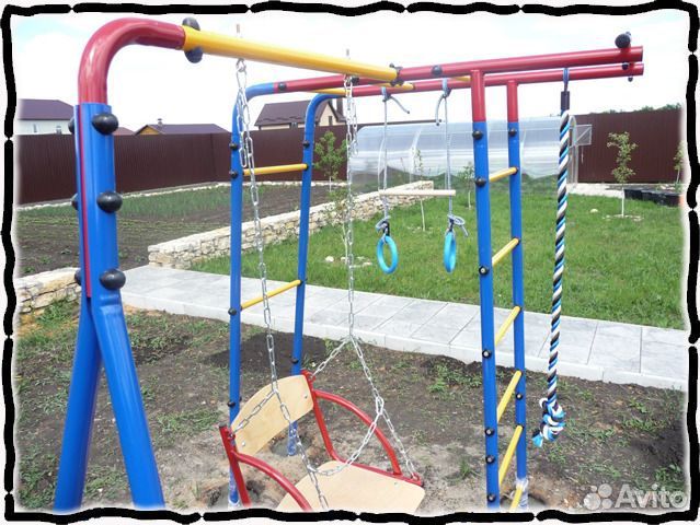 Уличный спортивный комплекс +Турник Лайт для детей