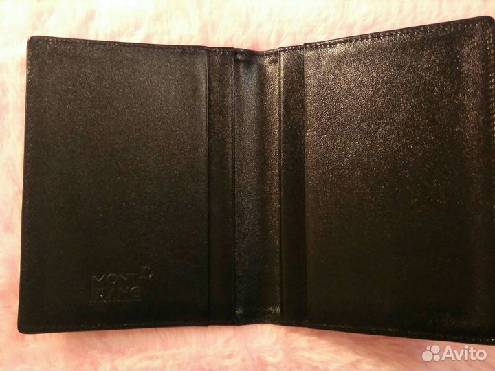 Визитка MontBlanc натуральная