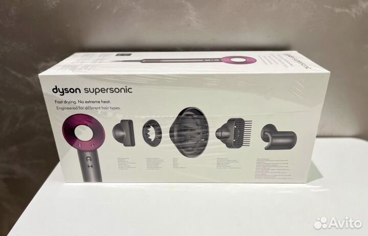 Dyson HD07 1600 Вт Black, Pink новый чек