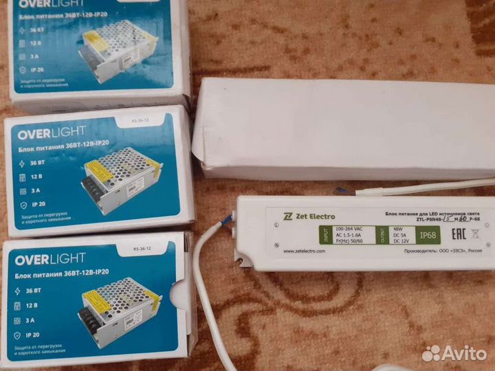 Блок питания HTS-300L-24-Slim