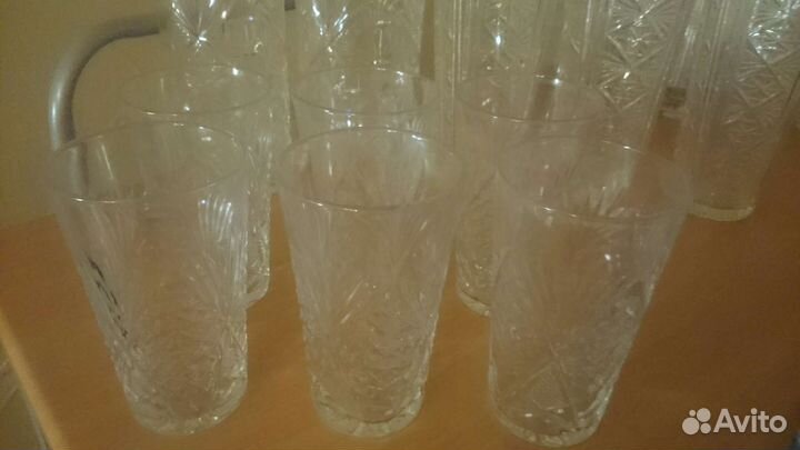 Хрустальные стаканы бокалы стопки