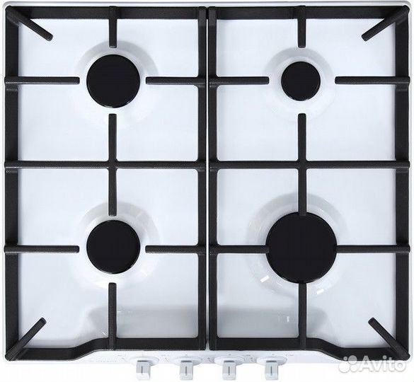 Газ. панель варочная gefest пвг 1212, белый