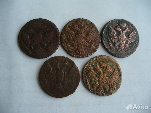 Монеты периода Елизаветы Петровны