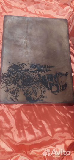 Коврик для мыши 300/400 натуральная кожа 4 мм