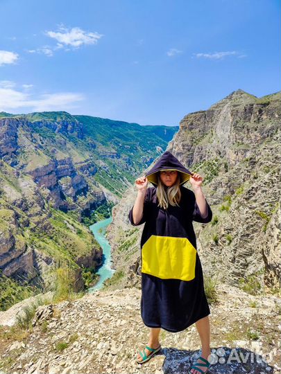 Флисовое пончо