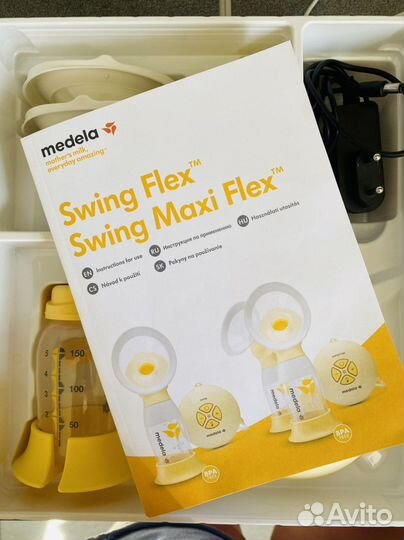 Молокоотсос электрический medela swing flex