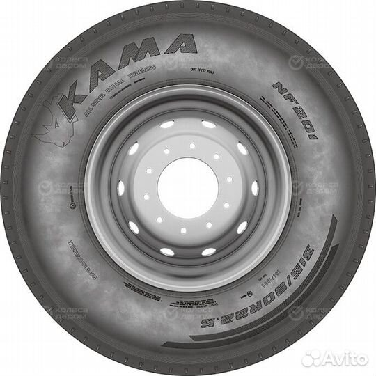 Грузовая шина Кама NF201 R22.5 315/80 156/150L TL