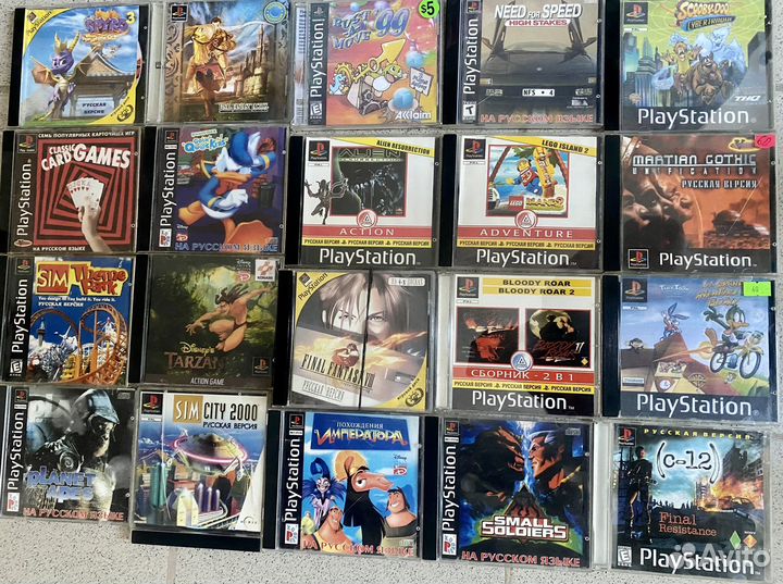 Игровые диски для ps1