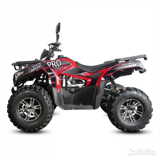 Электроквадроцикл white siberia sneg PRO MAX 6000W