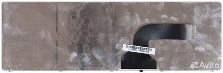 Клавиатура asus X64DA с рамкой, глянцевая, черная