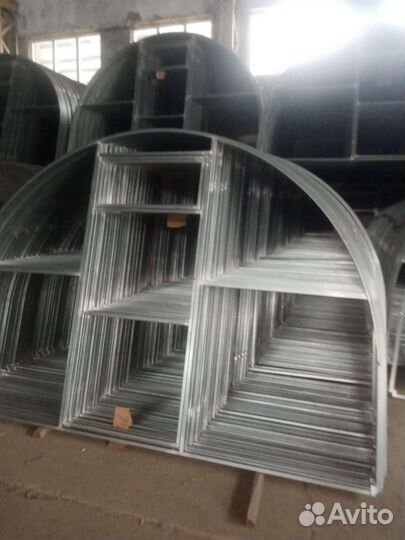 Арочные усиленные теплицы