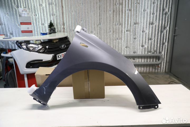 Крыло правое Хендай Солярис 2 2017-20 серый U4G