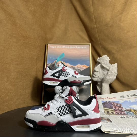 Кроссовки под заказ Nike X PSG AIR jordan 4 retro
