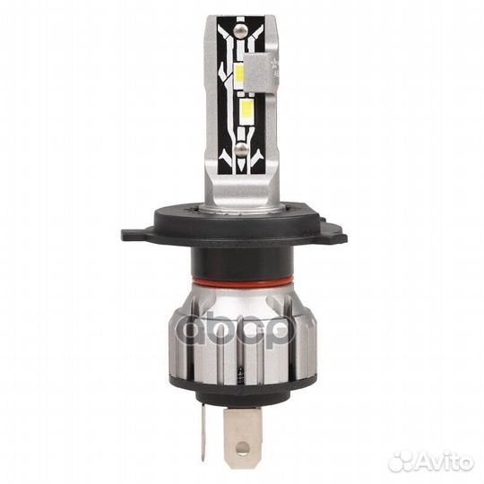 1 Лампа LED H4 12V 17W 6000К(Бел), 4000Лм, для