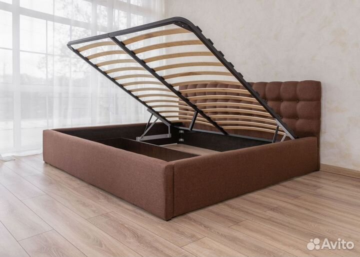 Кровать 200х200 с подъемным механизмом Марсель