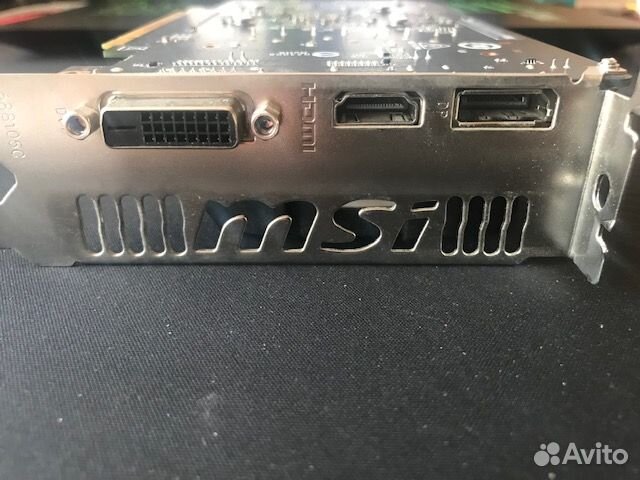 Видеокарта MSI nvidia GeForce GTX 1050 Ti 4гб