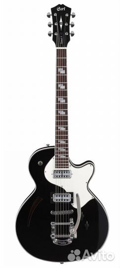 Полуакустическая электрогитара Cort sunsetibk