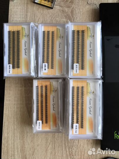 Ресницы пучки хвост ласточки