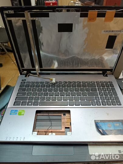 Корпуса ноутбуков asus f509ma, x550, m570d, x705