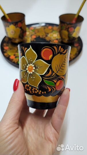 Наборы хохлома посуда