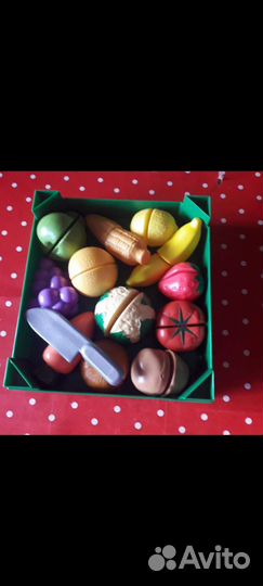 Овощи и фрукты игрушки