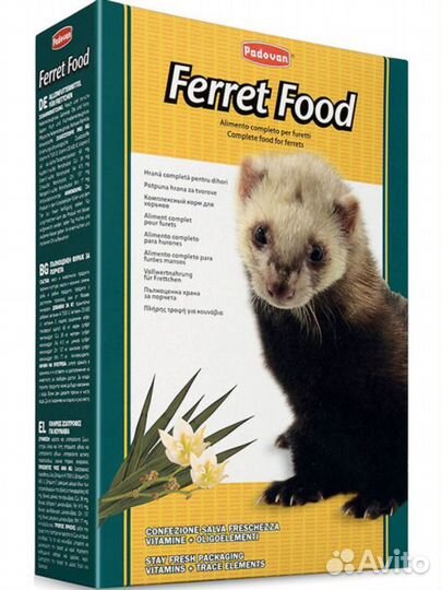 Padovan Ferret Food основной корм для хорьков 750