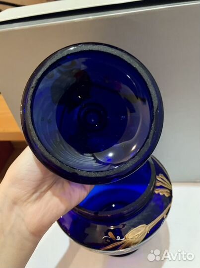 Ваза, Конфетница из чешского стекла