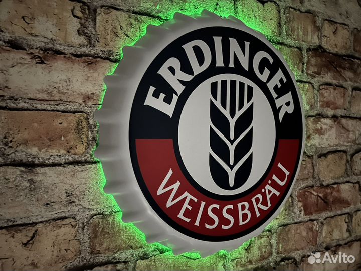 Декор на стену Erdinger Weissbrau Beer