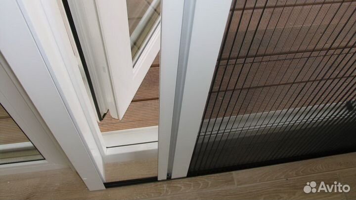 Москитная сетка гармошка плиссе