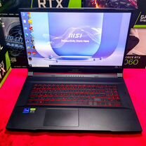 Ноутбук MSI 17" / i7 / RTX 3050 Ti сумка в подарок