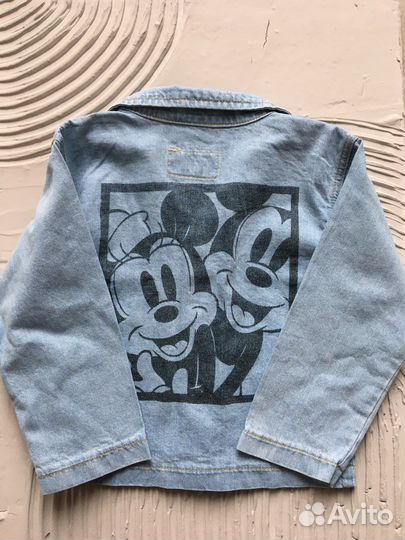 Джинсовая куртка рубашка Zara