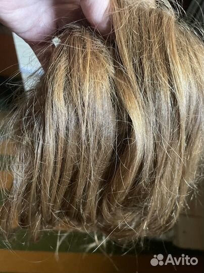 Волосы хвост шиньон