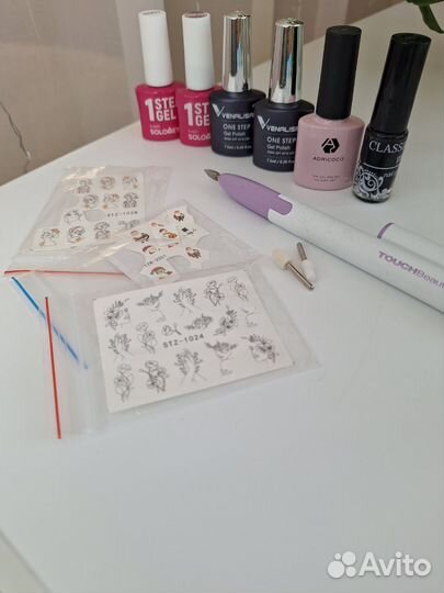 Однофазный гель лак набор для маникюра