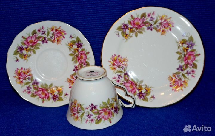 Чайные трио Colclought Wayside Костяной фарфор