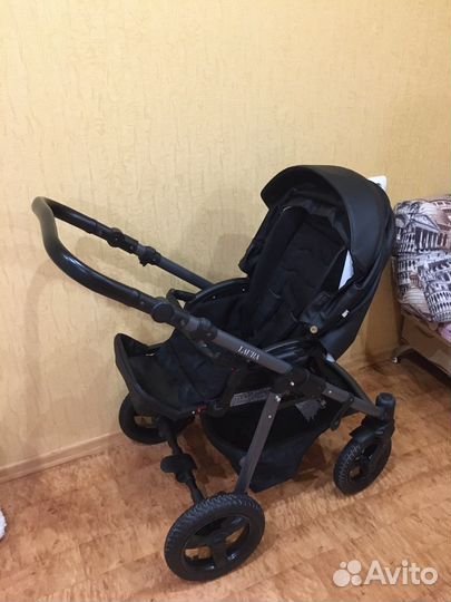 Коляска 2 в 1 эко кожа